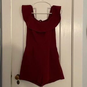 Maroon UO Romper